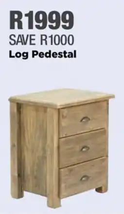 House & Home Log Pedestal offer