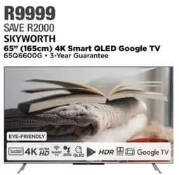 House & Home SKYWORTH 65" 165cm 4K Smart QLED Google TV offer