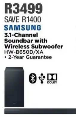 House & Home SAMSUNG 3.1-Channel Soundbar with Wireless Subwoofer offer