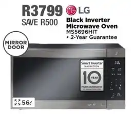 House & Home LG Black Inverter Microwave Oven offer