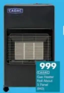 President Hyper CADAC Gas Heater Roll About 3 Panel offer