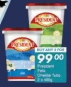President Hyper President Feta Cheese Tubs offer