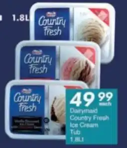 President Hyper Dairymaid Country Fresh Ice Cream Tub offer