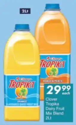 President Hyper Clover Tropika Dairy Fruit Mix Blend offer