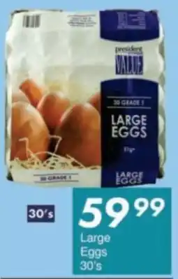 President Hyper Large Eggs offer