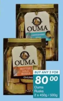 President Hyper Ouma Rusks offer