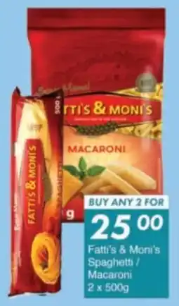 President Hyper Fatti's & Moni's Spaghetti/ Macaroni offer