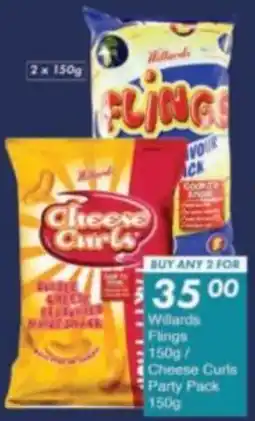 President Hyper Willards Flings/ Cheese Curls Party Pack offer