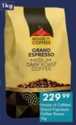 President Hyper House of Coffees Grand Espresso Coffee Beans offer