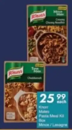 President Hyper Knorr Mates Pasta Meal Kit Box Mince/ Lasagne offer