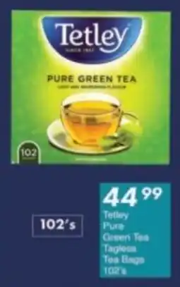 President Hyper Tetley Pure Green Tea Tagless Tea Bags offer