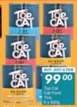 President Hyper Top Cat Cat Food Tins offer