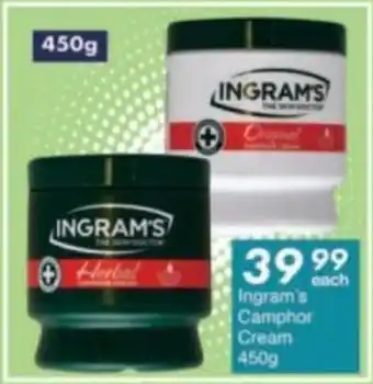 President Hyper Ingram's Camphor Cream offer