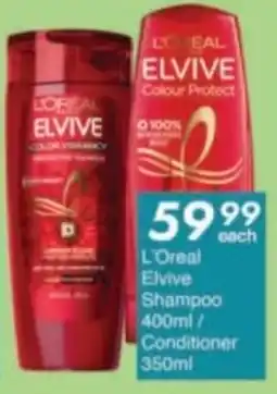 President Hyper L'Oreal Elvive Shampoo/ Conditioner offer