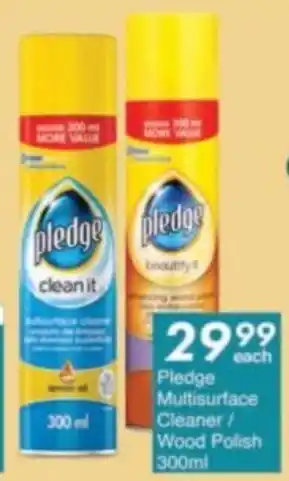 President Hyper Pledge Multisurface Cleaner/ Wood Polish offer