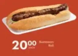 President Hyper Boerewors Roll offer