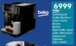 President Hyper Beko Cafe Experto Coffee Machine/ Colour Touch Screen Barista Style Coffee Types Latte/ Macchiato/ Cappuccino Espresso offer