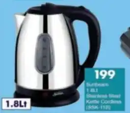 President Hyper Sunbeam Stainless Steel Kettle Cordless offer