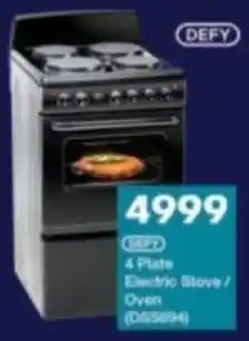 President Hyper DEFY 4 Plate Electric Stove/ Oven offer