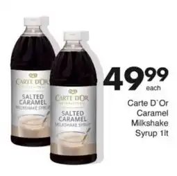 Save Hyper Carte D'Or Caramel Milkshake Syrup offer