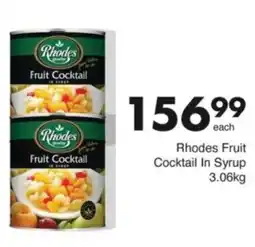 Save Hyper Rhodes Fruit Cocktail In Syrup offer