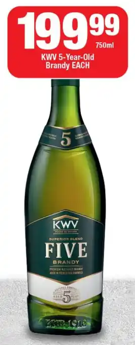 OK Liquor KWV 5-Year-Old Brandy offer