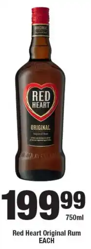 OK Liquor Red Heart Original Rum offer