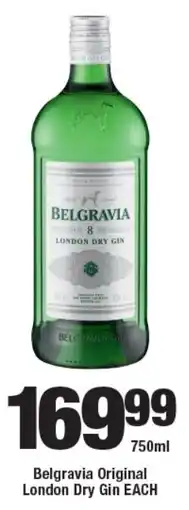 OK Liquor Belgravia Original London Dry Gin offer