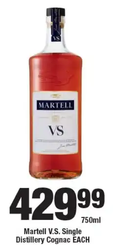 OK Liquor Martell V.S. Single Distillery Cognac offer