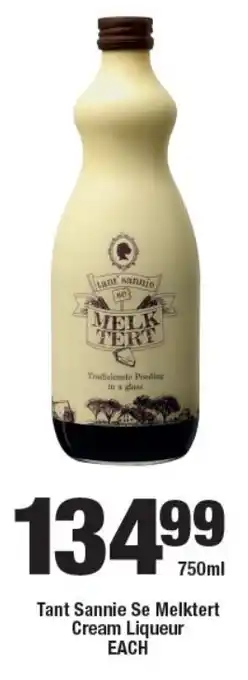 OK Liquor Tant Sannie Se Melktert Cream Liqueur offer