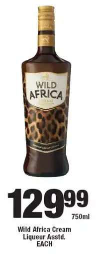 OK Liquor Wild Africa Cream Liqueur Asstd. offer