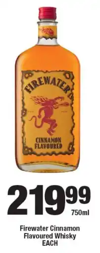 OK Liquor Firewater Cinnamon Flavoured Whisky offer