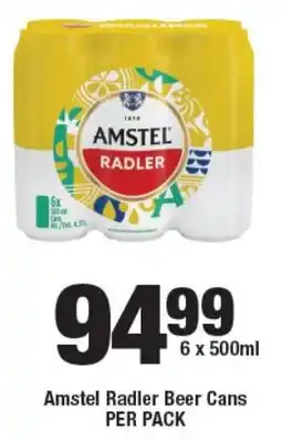 OK Liquor Amstel Radler Beer Cans offer