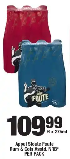 OK Liquor Appel Stoute Foute Rum & Cola Asstd. NRB offer