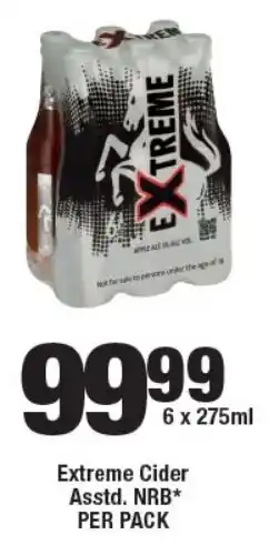 OK Liquor Extreme Cider Asstd. NRB offer