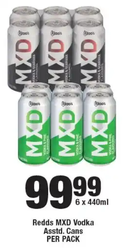 OK Liquor Redds MXD Vodka Asstd. Cans offer