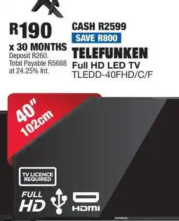 OK Furniture TELEFUNKEN Full HD LED TV offer