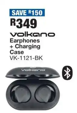 OK Furniture Volkano Earphones + Charging Case offer