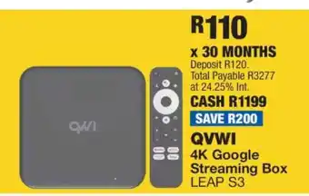 OK Furniture QVWI 4K Google Streaming Box LEAP S3 offer
