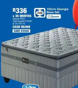 OK Furniture 152cm Georgia Base Set offer