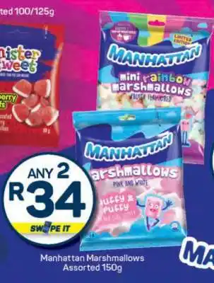 Pick n Pay Manhattan Marshmallows Assorted 150g offer