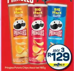 Pick n Pay Pringles Potato Chips Assorted 165g offer