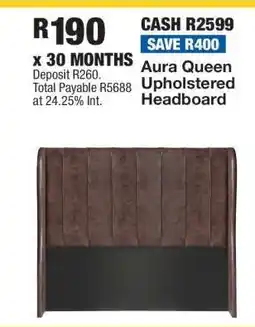 OK Furniture Aura Queen Upholstered Headboard offer