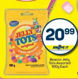 Pick n Pay Beacon Jelly Tots Assorted 100g Each offer