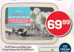 Pick n Pay PnP Flavoured Dairy Ice Cream Assorted 2 Litre Each offer