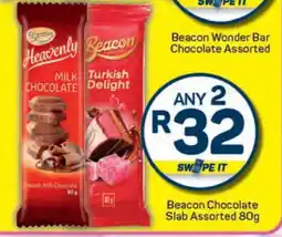 Pick n Pay Beacon Chocolate Slab Assorted 80g offer