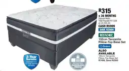 OK Furniture Restonic 152cm Tanzanite Pillow-Top Base Set offer