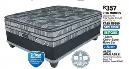 OK Furniture Restonic 152cm Chiro-Zone Base Set offer