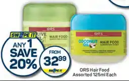Pick n Pay ORS Hair Food Assorted 125ml Each offer