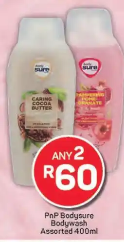 Pick n Pay PnP Bodysure Bodywash Assorted 400ml offer